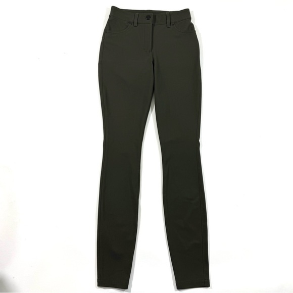 Lululemon City Sleek 5 Pocket 7/8 Pant Dark Olive - Picture 1 of 7